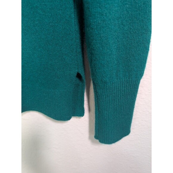 Halogen 100% Cashmere V Neck Sweater Green Size Small - Picture 6 of 8